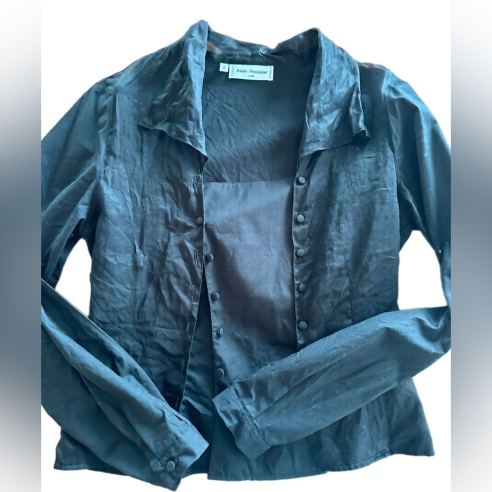 Anne Fontaine Black Blouse
